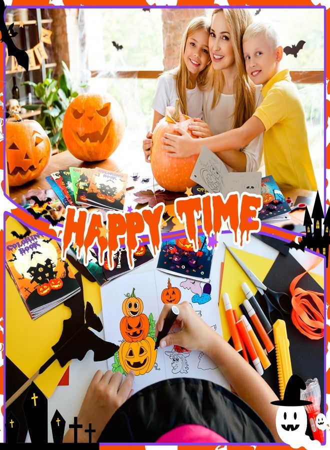 جوتوم مجموعة كتب تلوين الهالوين من جوتوم، ٥٦ قطعة، مناسبة للأطفال والكبار، مثالية لحشو أكياس هدايا الهالوين، وإضفاء جو من المرح والتسلية على حفلاتكم. - Image 3